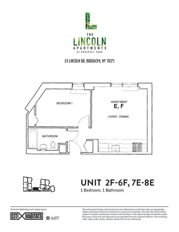 33 Lincoln Road , 8-E | floorplan | View 13