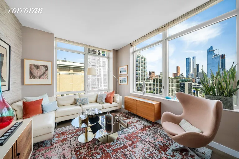 New York City Real Estate | View 450 West 17th Street, 1221 | Living Room | View 2