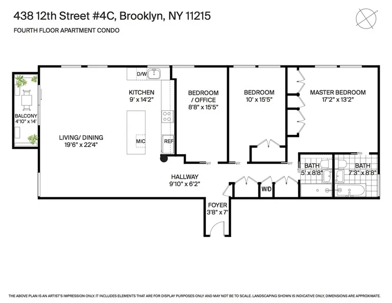 438 12th Street, 4C | floorplan | View 17