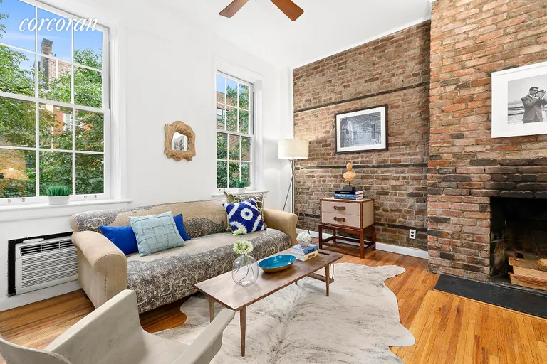 New York City Real Estate | View 326 West 22ND Street, 2F | Wood Burning Fireplace | View 2
