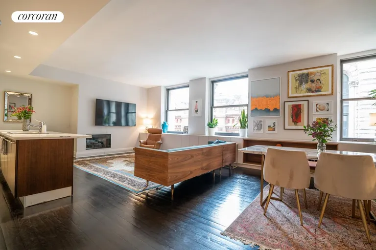 New York City Real Estate | View 150 Nassau Street, 13A | Living Room | View 2