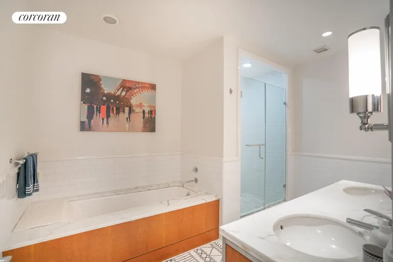 New York City Real Estate | View 150 Nassau Street, 13A | Master Bathroom | View 11