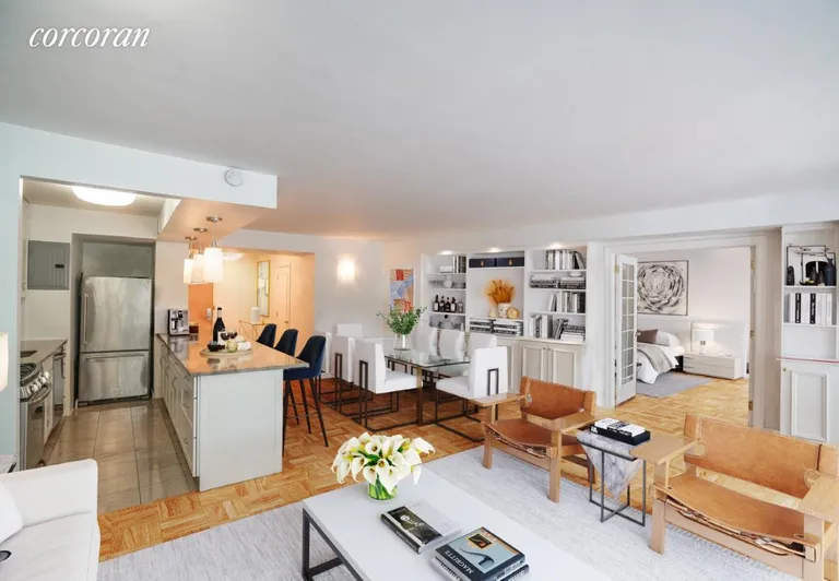 New York City Real Estate | View 200 Central Park South, 3H | 1 Bed, 2 Baths | View 1