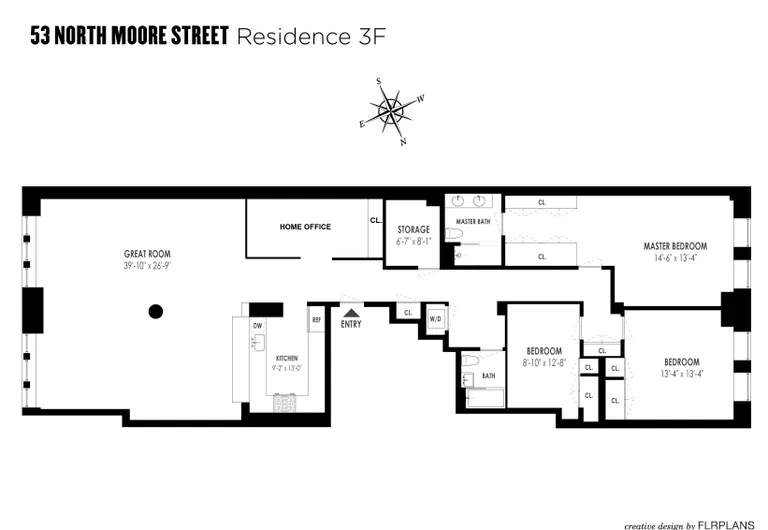 53 North Moore Street, 3F | floorplan | View 17