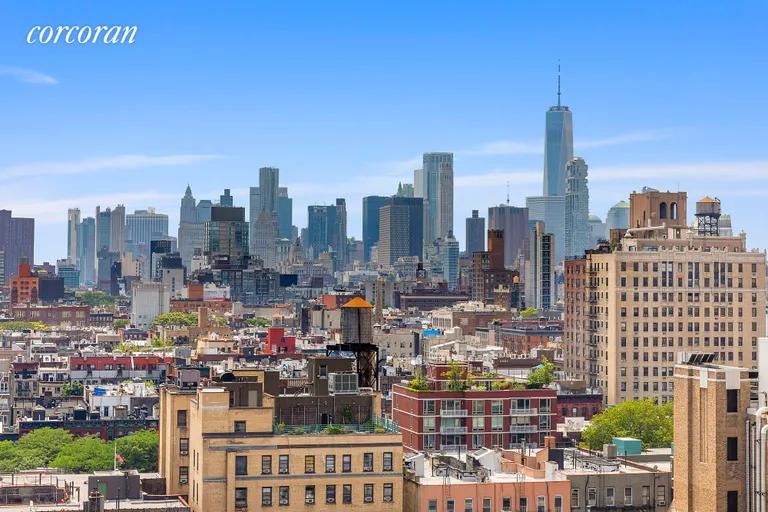 New York City Real Estate | View 333 East 14th Street, 18D | View from Living Area Southern Expo | View 8