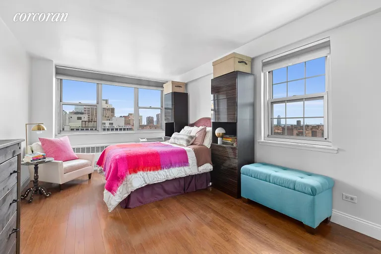 New York City Real Estate | View 333 East 14th Street, 18D | Master Bedroom | View 6