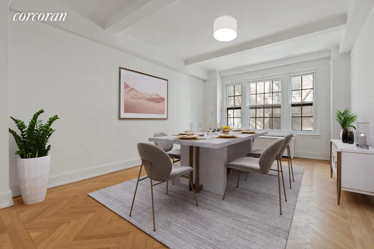 New York City Real Estate | View 90 8th Avenue, 2D | Dining Room Virtually Staged | View 4