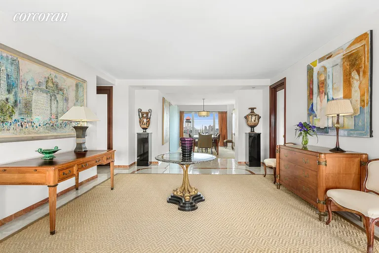 New York City Real Estate | View 303 East 57th Street, 40G | Entry Foyer | View 3