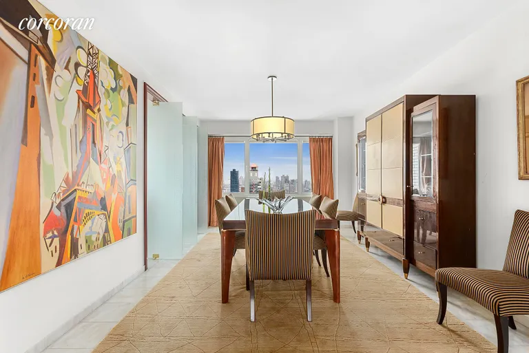 New York City Real Estate | View 303 East 57th Street, 40G | Dining Area | View 4