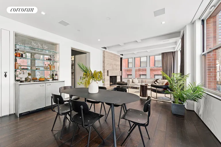 New York City Real Estate | View 5 Harrison Street, 3 | Dining Area | View 9
