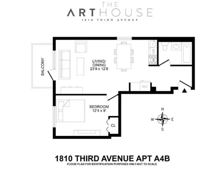 1810 3RD Avenue, A4B | floorplan | View 9