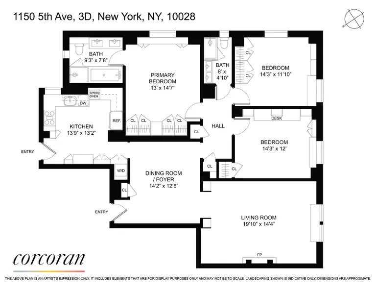 1150 Fifth Avenue, 3D | floorplan | View 10