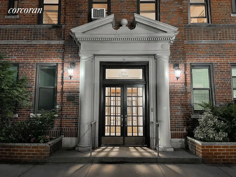 New York City Real Estate | View 30 Clinton Street, 6E | Double Door Entry - Building | View 9