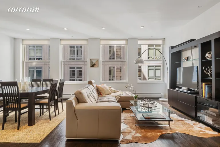 New York City Real Estate | View 102 Fulton Street, 7E | Living Room | View 2
