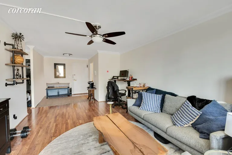 New York City Real Estate | View 301 East 79th Street, 17P | Living Room with Dining Area & Office Space  | View 3