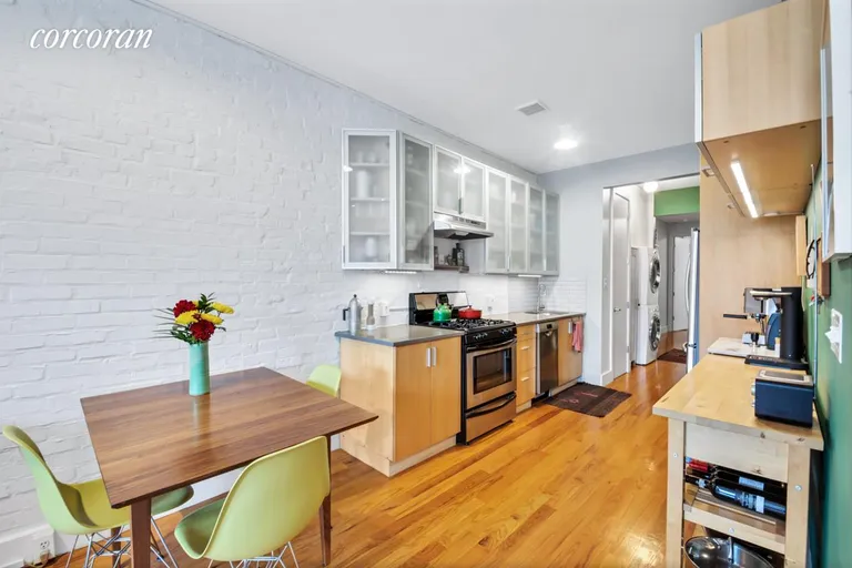 New York City Real Estate | View 289 Troutman Street, 3A | Open Kitchen and Dining Area | View 4