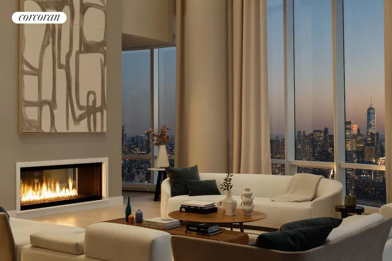 New York City Real Estate | View 15 Hudson Yards, PH88B | Living Room | View 5