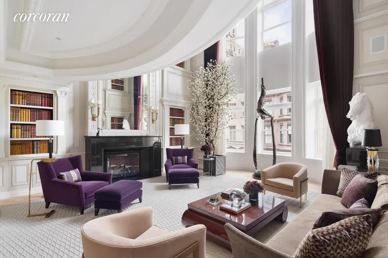 New York City Real Estate | View 12 East 63rd Street | Living Room | View 6