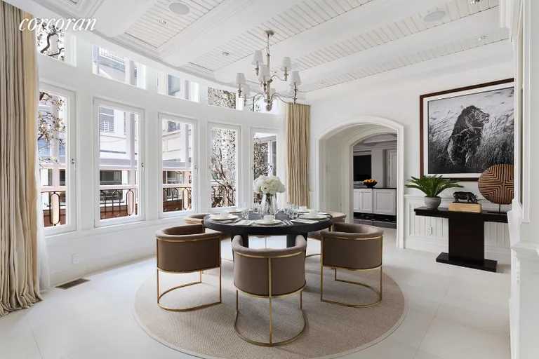 New York City Real Estate | View 12 East 63rd Street | Breakfast Room | View 27