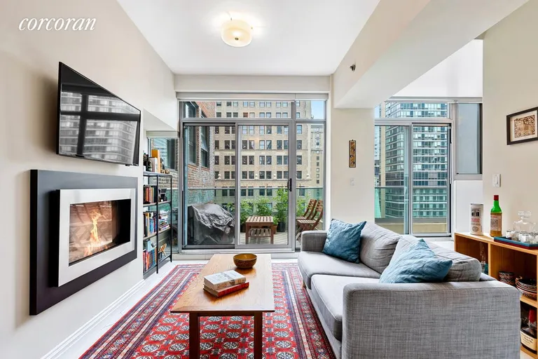 New York City Real Estate | View 143 West 30th Street, 14B | 1 Bed, 2 Baths | View 1