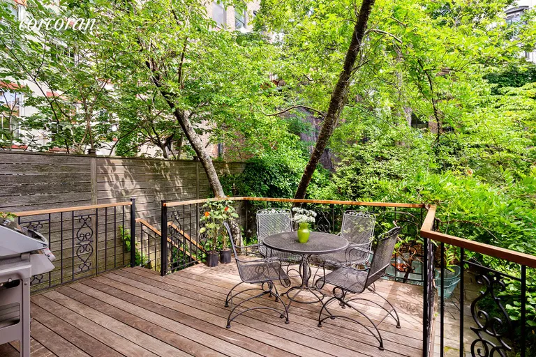New York City Real Estate | View 9 Willow Place | Deck | View 5