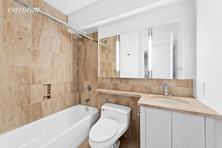 New York City Real Estate | View 415 East 37th Street, 24H | Full Bathroom | View 5
