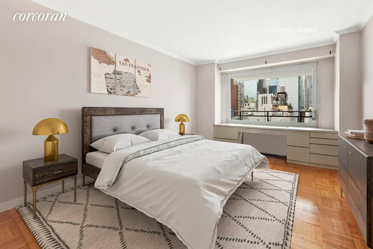 New York City Real Estate | View 303 East 57th Street, 18E | Bedroom | View 2