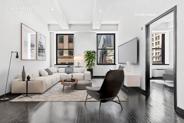 New York City Real Estate | View 20 Pine Street, 704 | 1 Bed, 2 Baths | View 1