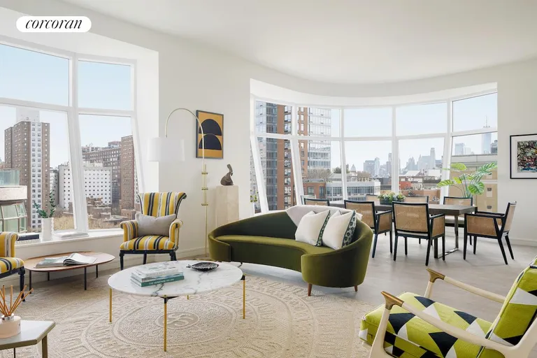 New York City Real Estate | View 515 West 18th Street, PH2202 | Living Room | View 4