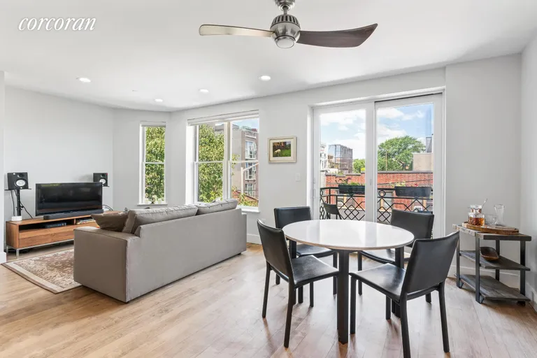 New York City Real Estate | View 252 Richardson Street, 3A | Living/dinning | View 3