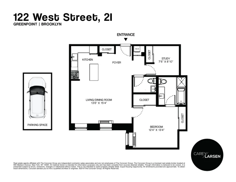 122 West Street, 2I | floorplan | View 10