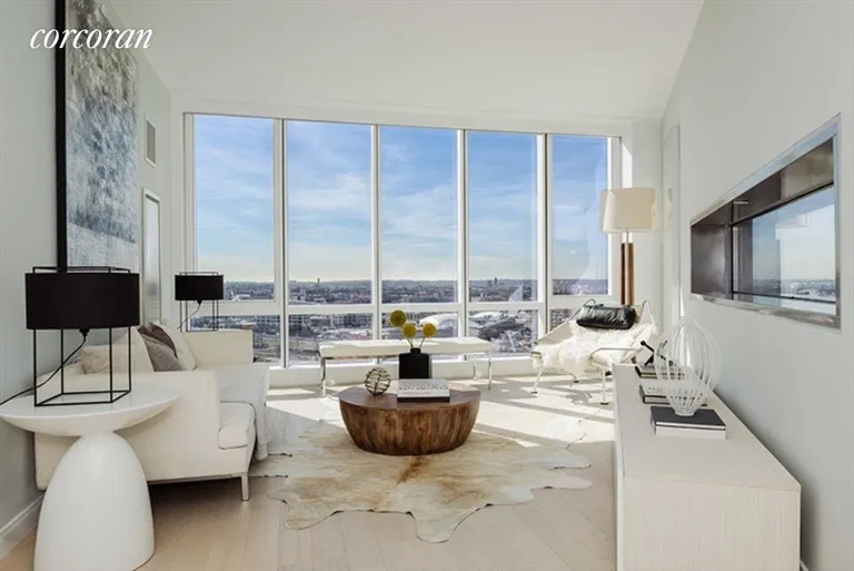 New York City Real Estate | View 29-11 Queens Plaza North, 15B | Living Room | View 4