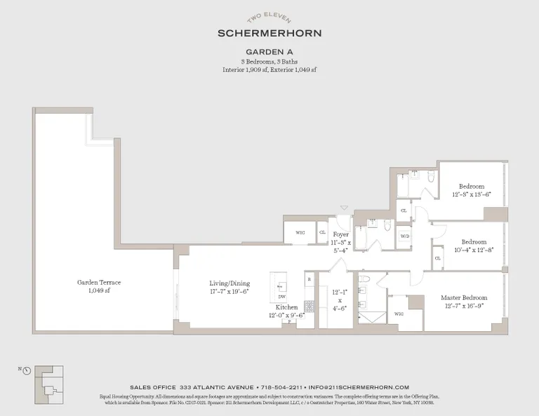 211 Schermerhorn Street, garden A | floorplan | View 11