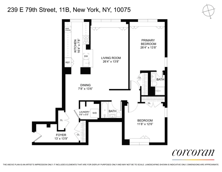 239 East 79th Street, 11B | floorplan | View 9