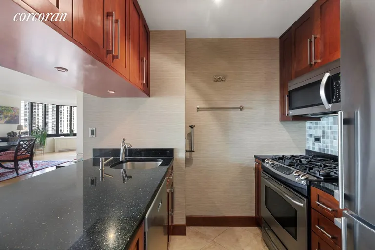New York City Real Estate | View 200 Rector Place, 18AB | Kitchen | View 5