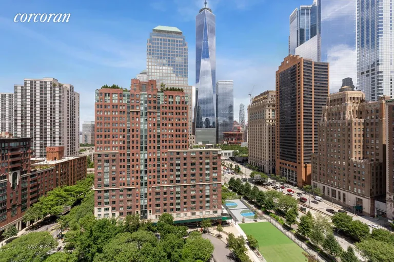 New York City Real Estate | View 200 Rector Place, 18AB | View North | View 7