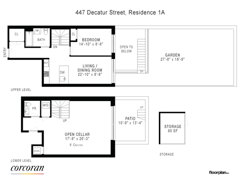 447 Decatur Street, 1A | floorplan | View 19