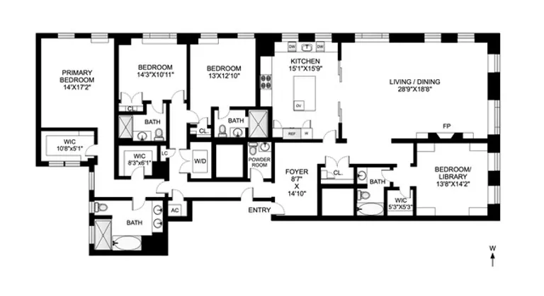 498 West End Avenue, 6A | floorplan | View 18