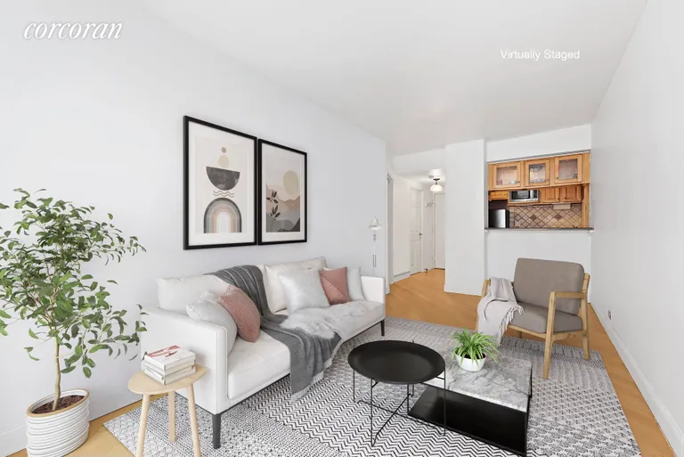 New York City Real Estate | View 350 West 50th Street, 4Y | 1 Bed, 1 Bath | View 1