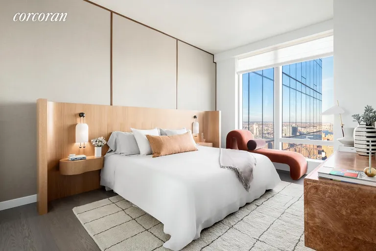 New York City Real Estate | View 252 South Street, 58E | Bedroom | View 6