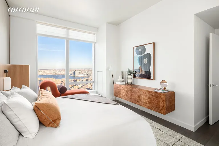 New York City Real Estate | View 252 South Street, 58E | Bedroom | View 7