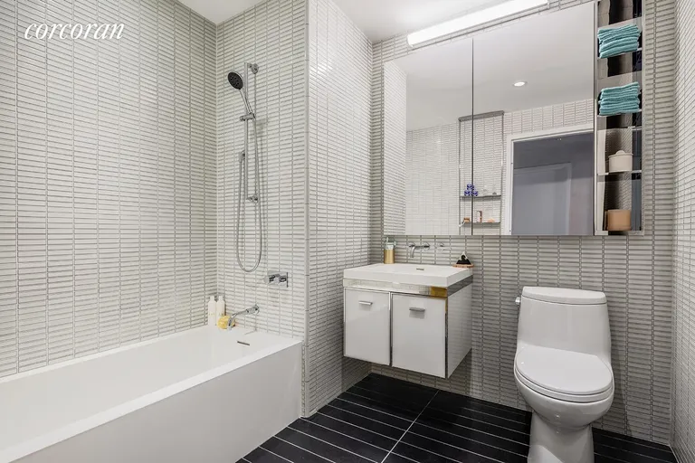 New York City Real Estate | View 252 South Street, 58E | Bathroom | View 10