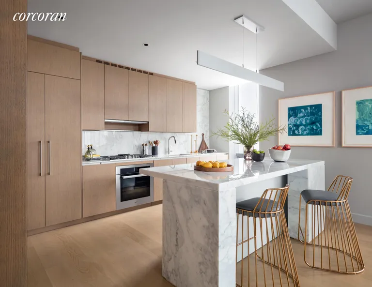 New York City Real Estate | View 15 Hudson Yards, 24H | Kitchen | View 7
