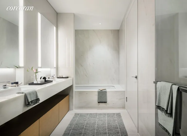 New York City Real Estate | View 15 Hudson Yards, 24H | Primary Bathroom | View 8