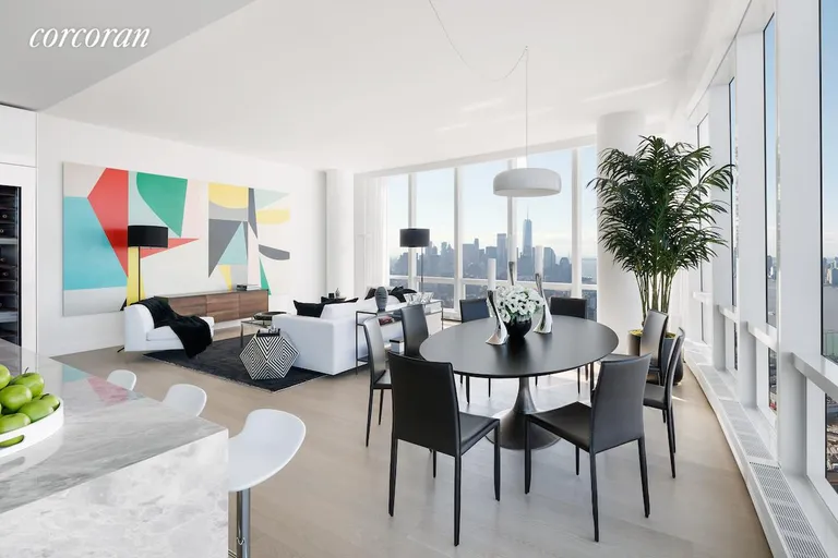 New York City Real Estate | View 15 Hudson Yards, 79B | Great Room | View 4