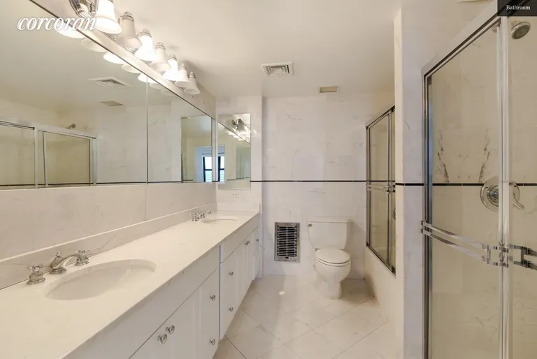 New York City Real Estate | View 25 Murray Street, PH10F | Marble Bathroom | View 5
