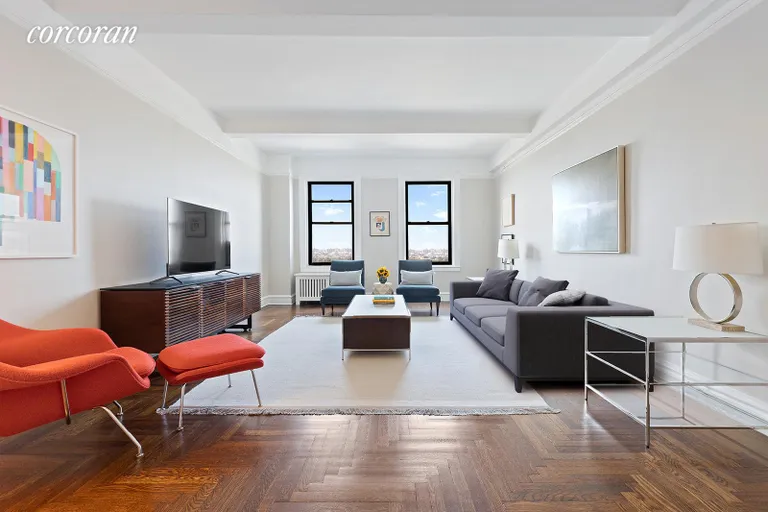 New York City Real Estate | View 135 Eastern Parkway, 8K | Living Room | View 2