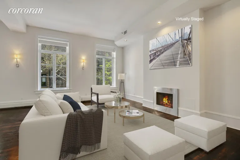 New York City Real Estate | View 32 East 22nd Street, 2 | Virtually Staged Living Room | View 2