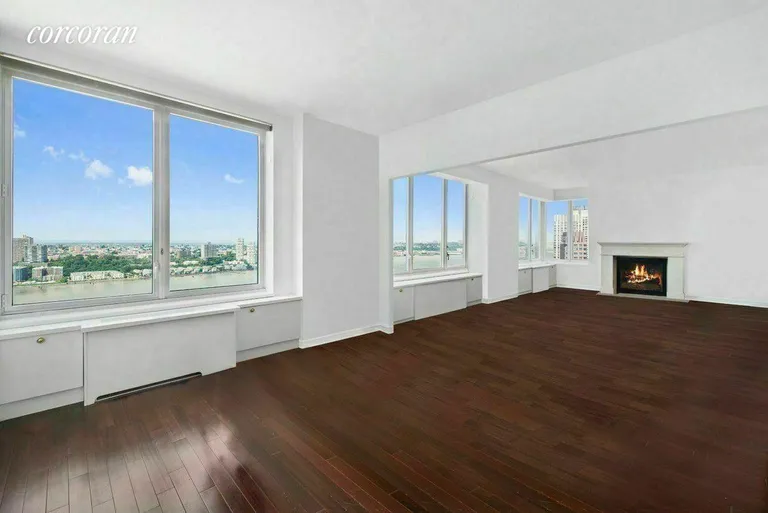 New York City Real Estate | View 80 Riverside Boulevard, PH3A | Living Room | View 2