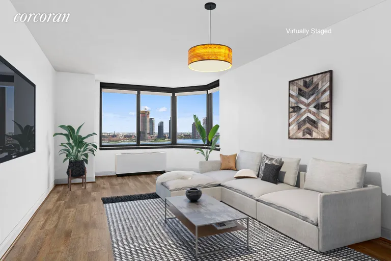 New York City Real Estate | View 415 East 37th Street, 14C | Living Room | View 2